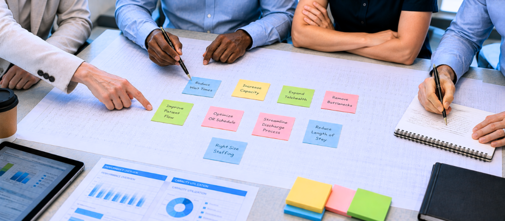 Healthcare executives planning